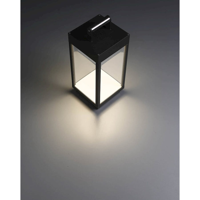 Eurofase Outdoor 1-Light Outdoor Portable, Graphite Grey/Clear