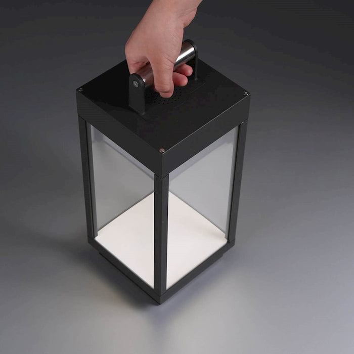 Eurofase Outdoor 1-Light Outdoor Portable, Graphite Grey/Clear