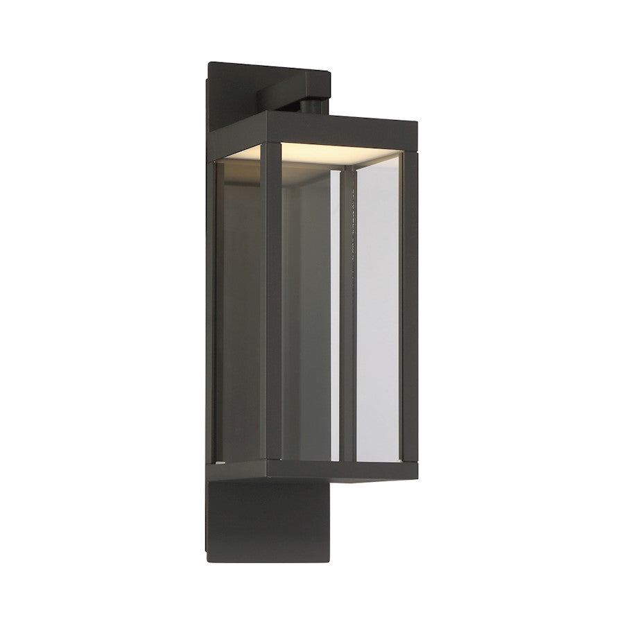 Eurofase Outdoor LED Outdoor Wall Mount, Graphite Grey/Clear