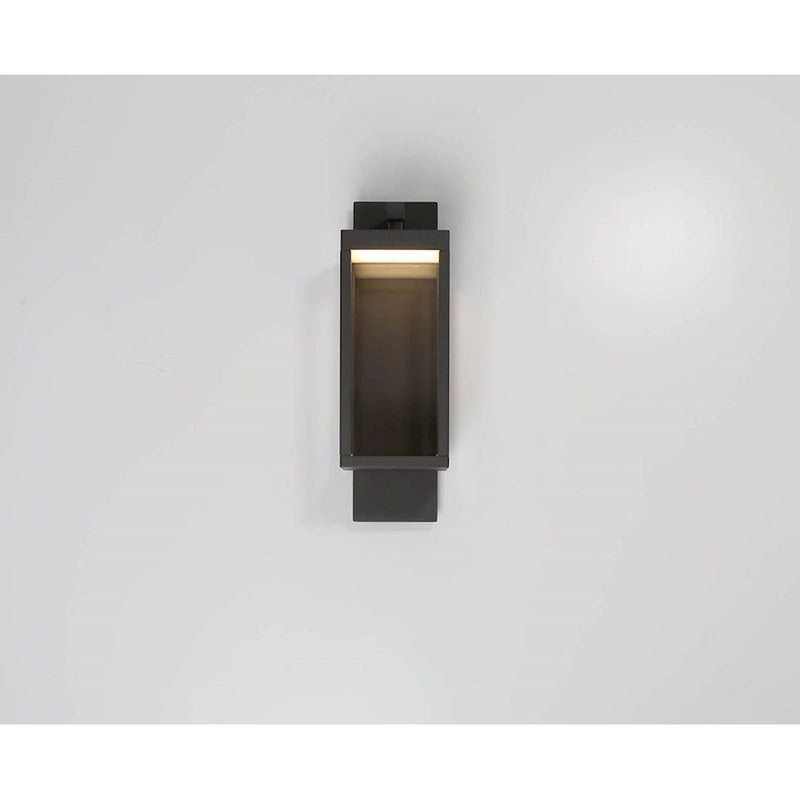 Eurofase Outdoor LED Outdoor Wall Mount, Graphite Grey/Clear