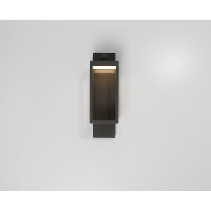 Eurofase Outdoor LED Outdoor Wall Mount, Graphite Grey/Clear