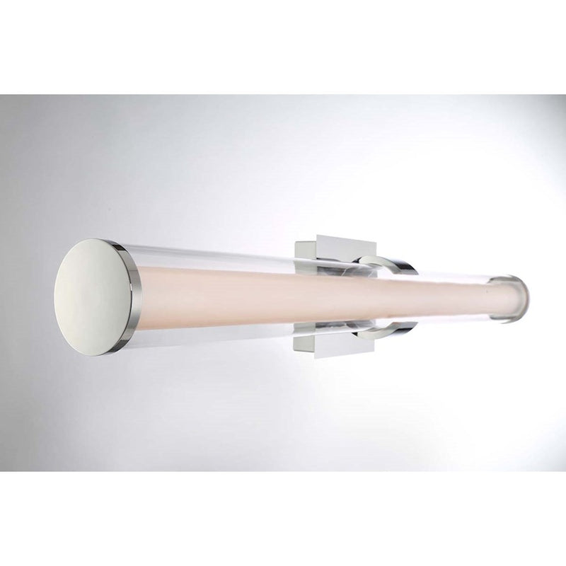Eurofase Nozza LED Wall Sconce, Chrome/Clear