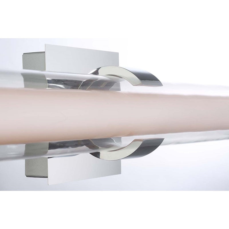 Eurofase Nozza LED Wall Sconce, Chrome/Clear