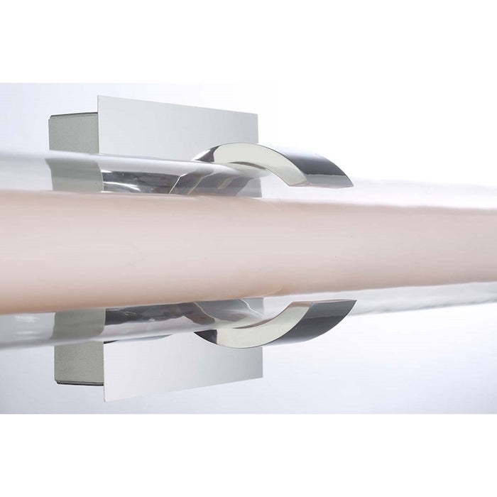 Eurofase Nozza LED Wall Sconce, Chrome/Clear