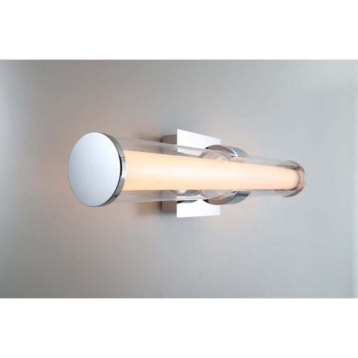 Eurofase Nozza LED Wall Sconce, Chrome/Clear
