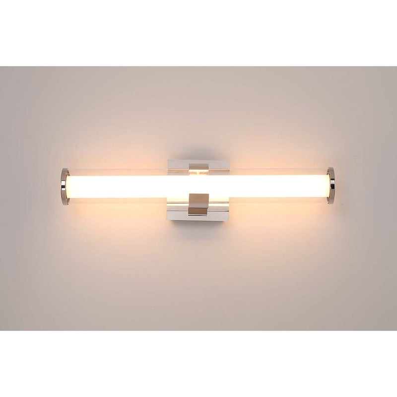 Eurofase Nozza LED Wall Sconce, Chrome/Clear