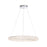 Eurofase Sassi LED Chandelier, Chrome/Clear