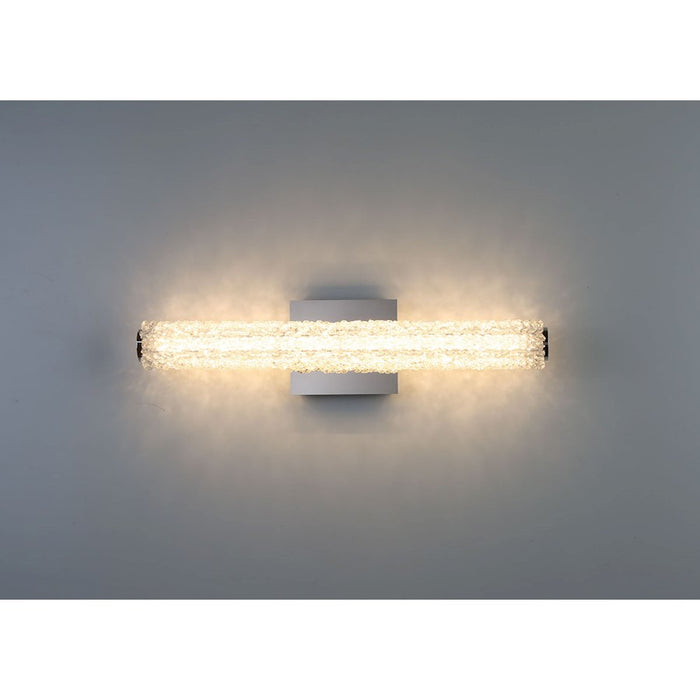 Eurofase Sassi Small Linear LED Chandelier, Chrome/Clear