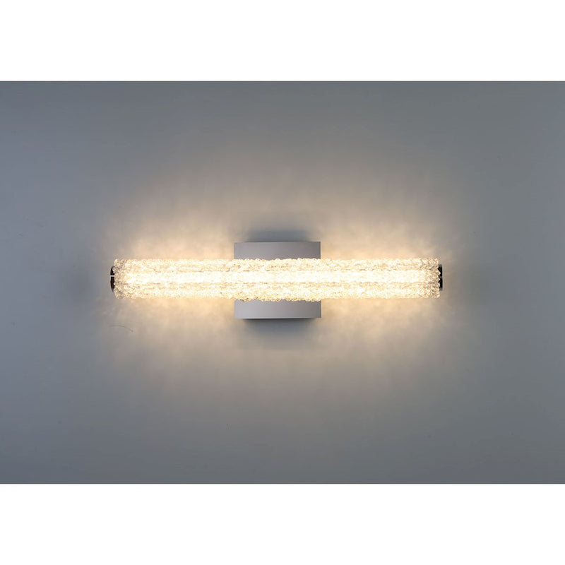 Eurofase Sassi Large Linear LED Chandelier, Chrome/Clear
