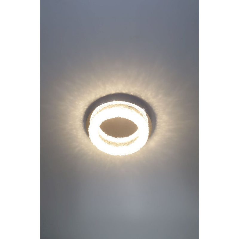 Eurofase Sassi Large Linear LED Chandelier, Chrome/Clear