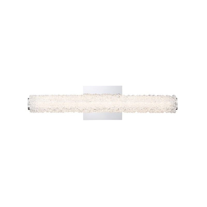 Eurofase Sassi LED Wall Sconce, Chrome/Clear