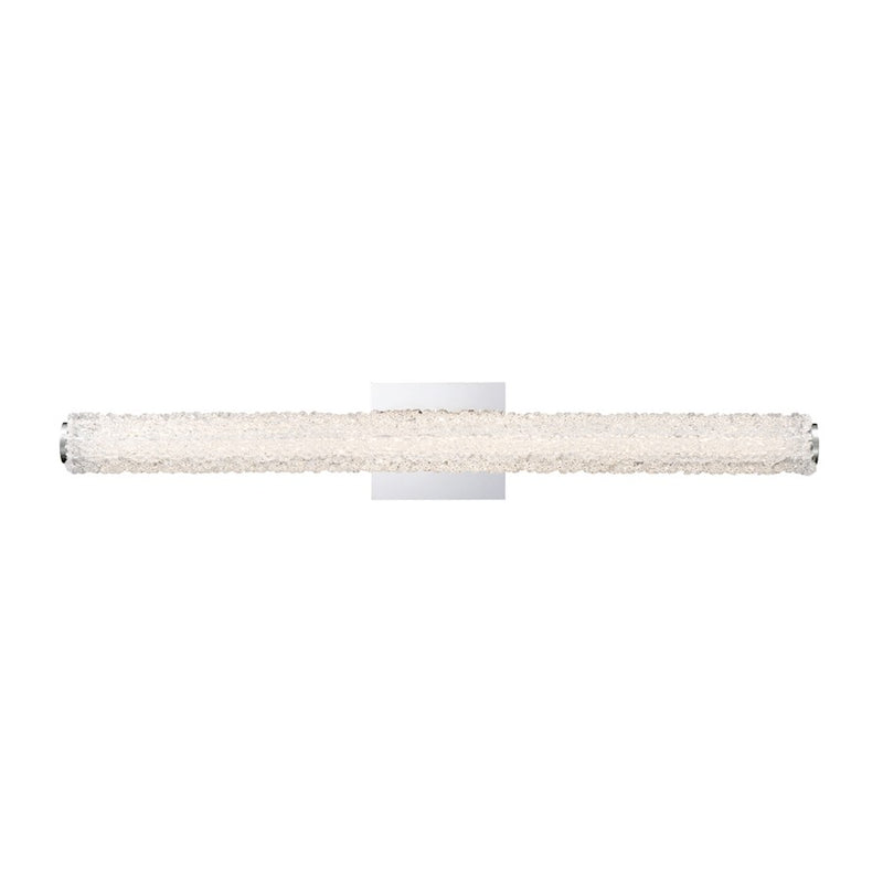 Eurofase Sassi Large LED Wall Sconce, Chrome/Clear