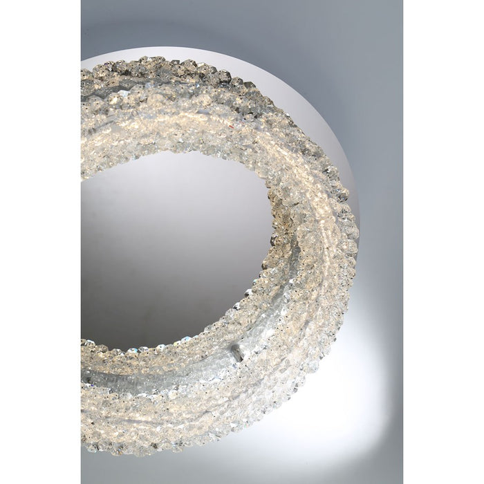 Eurofase Sassi Large LED Wall Sconce, Chrome/Clear