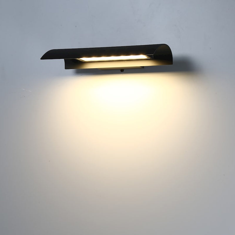 Eurofase Outdoor LED Outdoor Wall Mount, 650lm, Graphite Grey