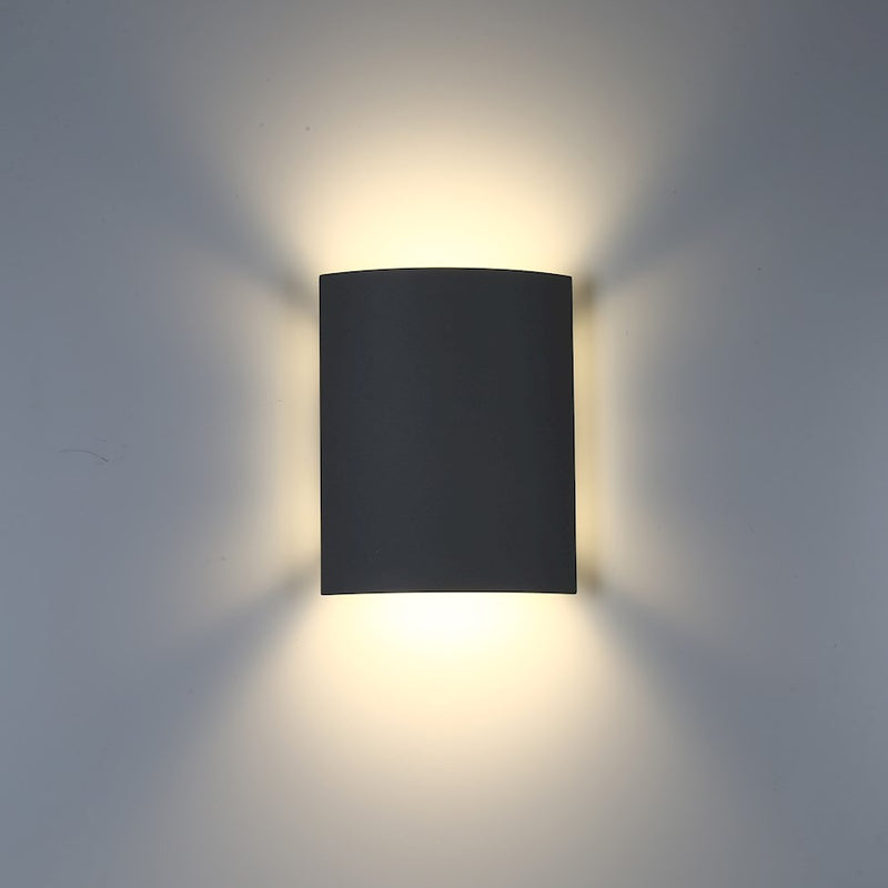 Eurofase Outdoor LED Outdoor Wall Mount, 420lm, Graphite Grey