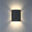 Eurofase Outdoor LED Outdoor Wall Mount, 420lm, Graphite Grey