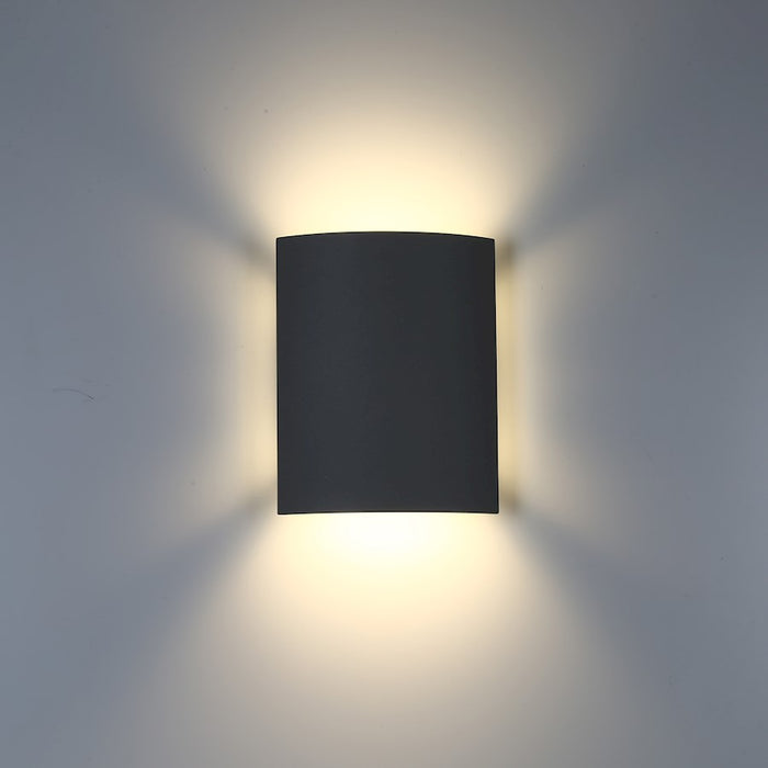 Eurofase Outdoor LED Outdoor Wall Mount, 420lm, Graphite Grey