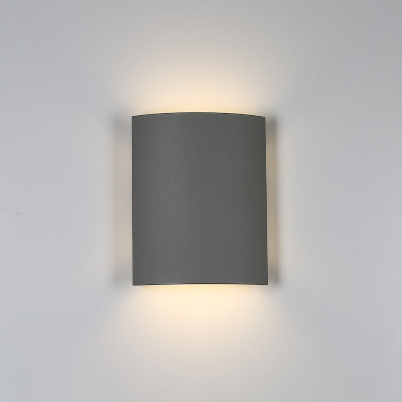 Eurofase Outdoor LED Outdoor Wall Mount, 420lm, Graphite Grey