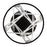 Eurofase Sarise 7-Light Oval LED Chandelier, Black/Chrome/Clear