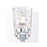 Eurofase Banbury 1-Light LED Wall Sconce, Chrome/Clear