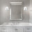 Eurofase Banbury 1-Light LED Wall Sconce, Chrome/Clear