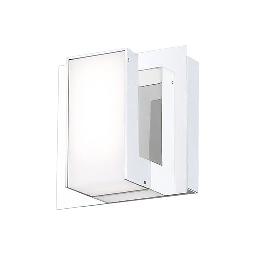 Eurofase Delrosa 1-Light LED Wall Sconce, Chrome/Frosted
