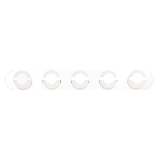 Eurofase Balewood LED Bathbar, Chrome/Frosted