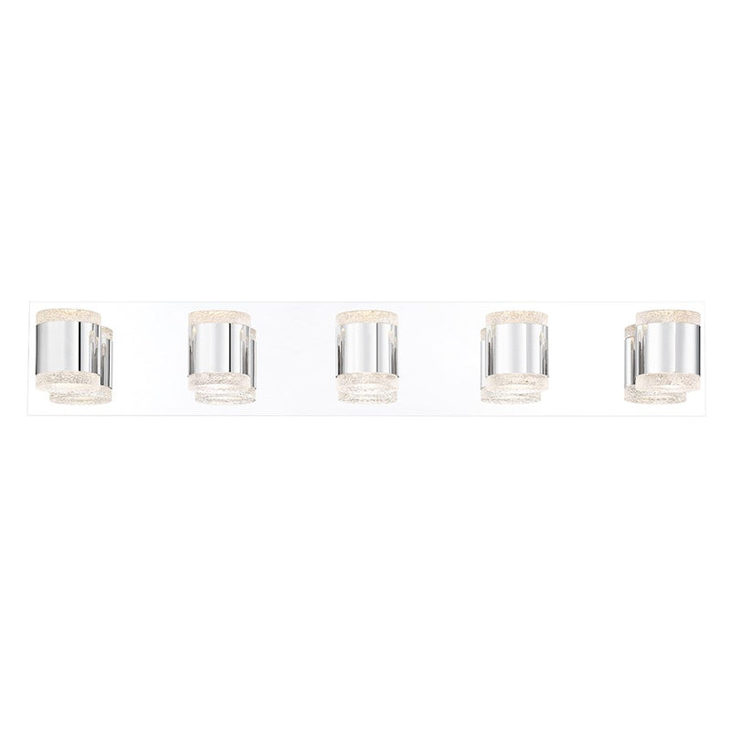 Eurofase Seaton LED Bathbar, Chrome/Clear - 35685-012