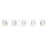 Eurofase Seaton LED Bathbar, Chrome/Clear - 35685-012