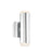 Eurofase Seaton 2-Light LED Wall Sconce, Chrome/Clear