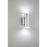 Eurofase Seaton 2-Light LED Wall Sconce, Chrome/Clear