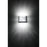 Eurofase Nelson 1-Light LED Wall Sconce, Chrome/Clear