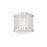Eurofase Belgroue 1-Light LED Wall Sconce, Chrome/Clear