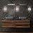 Eurofase Belgroue 1-Light LED Wall Sconce, Chrome/Clear