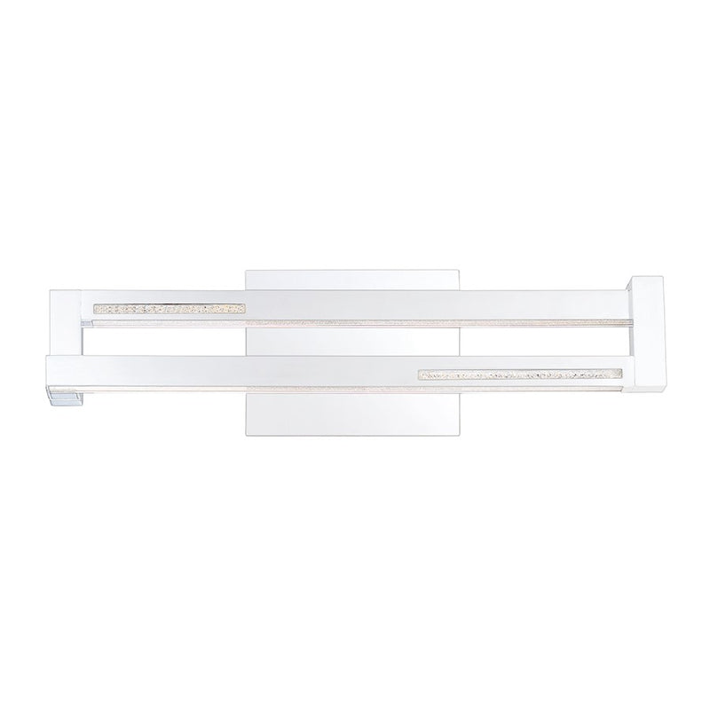 Eurofase Clinton LED Bathbar, Chrome/Clear