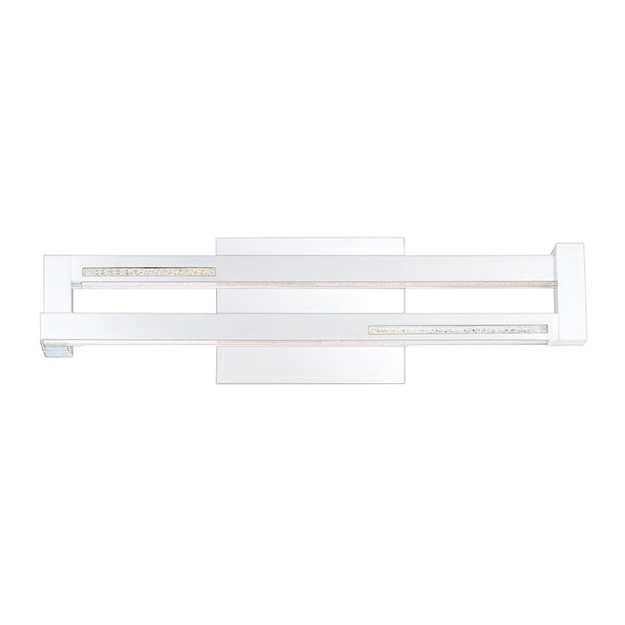 Eurofase Clinton LED Bathbar, Chrome/Clear