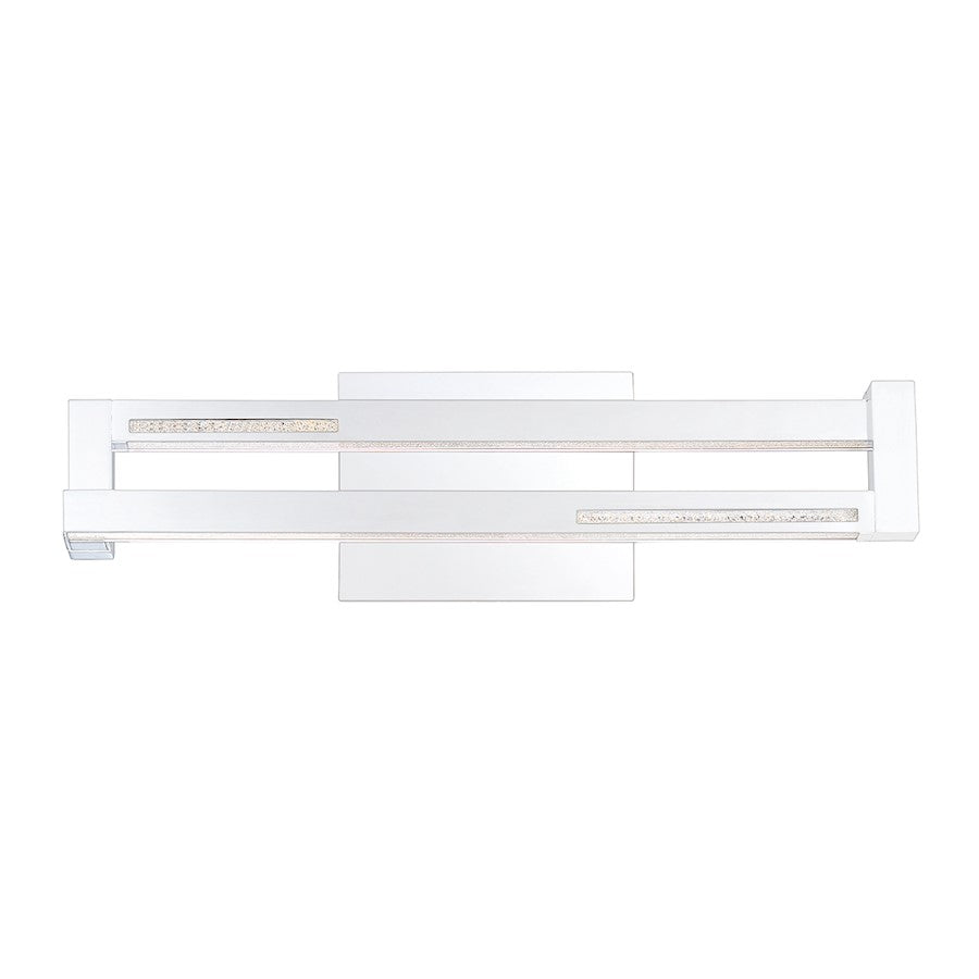 Eurofase Clinton LED Bathbar, Chrome/Clear