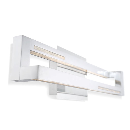 Eurofase Clinton LED Bathbar, Chrome/Clear