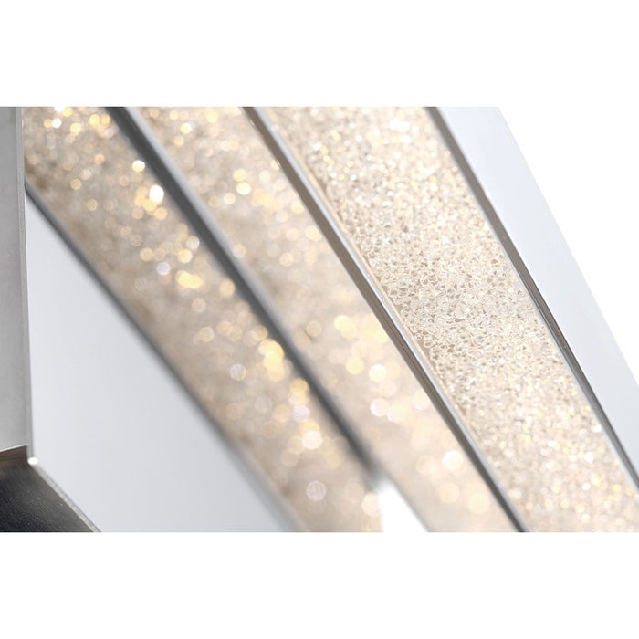 Eurofase Clinton LED Bathbar, Chrome/Clear
