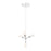 Eurofase Manning 4-Light LED Pendant, Chrome/Clear