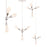 Eurofase Manning 4-Light LED Pendant, Chrome/Clear