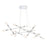 Eurofase Manning 4-Light LED Pendant, Chrome/Clear