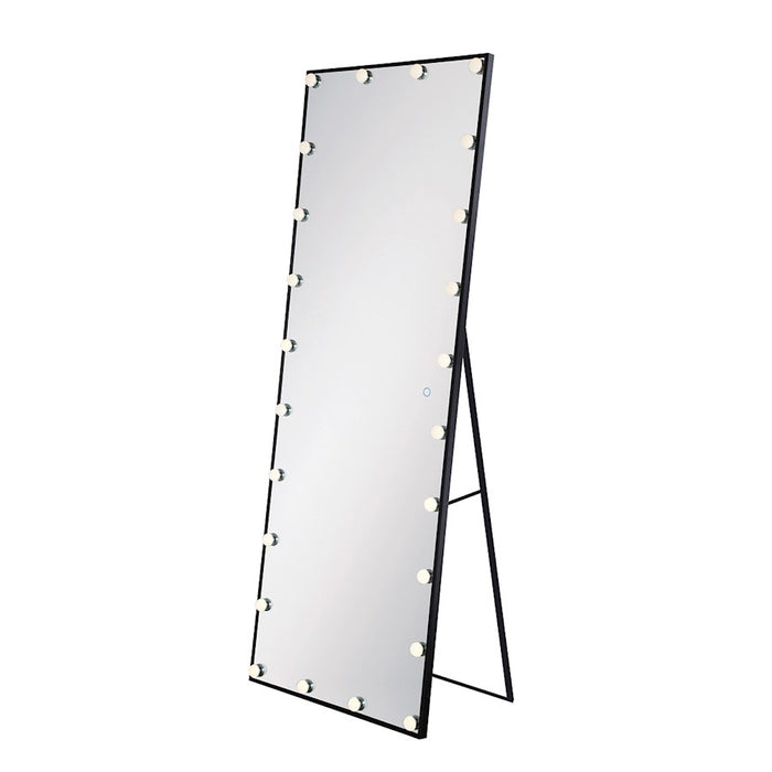 Eurofase Free Standing Hollywood LED Mirror, Black