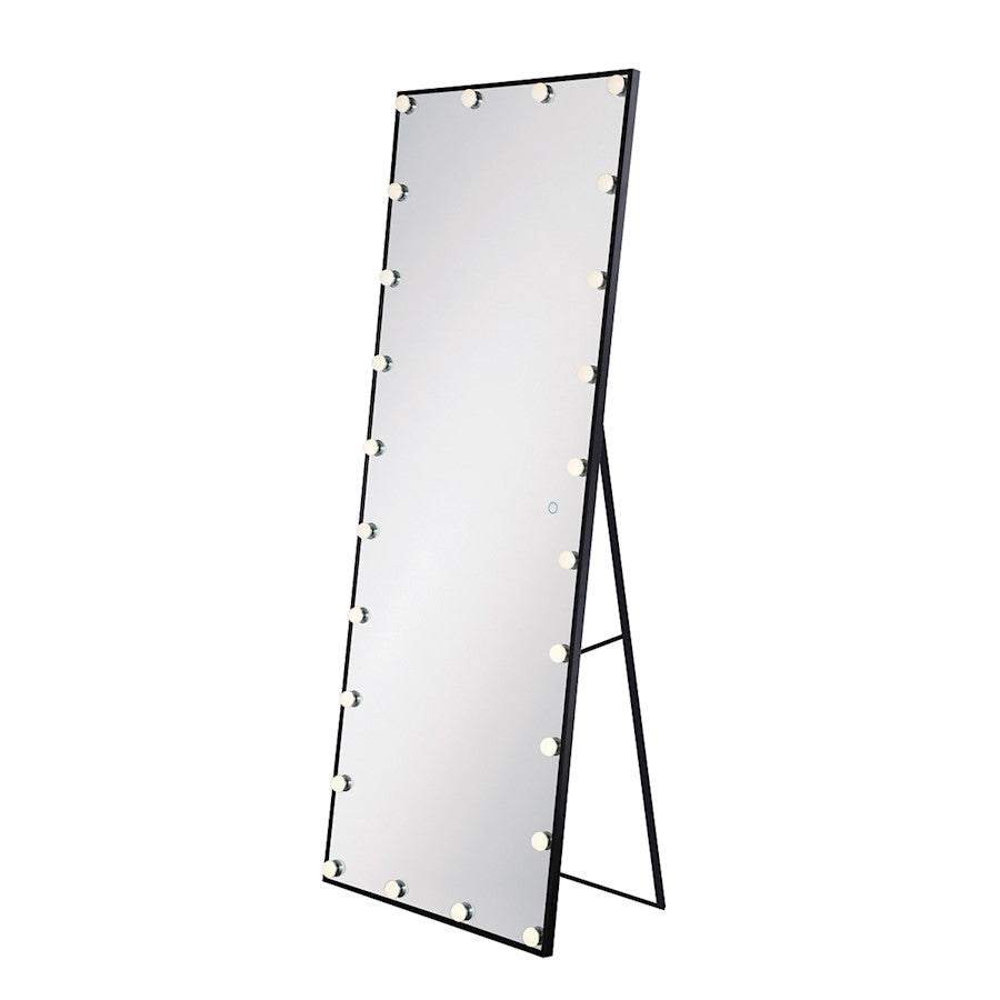 Eurofase Free Standing Hollywood LED Mirror, Black