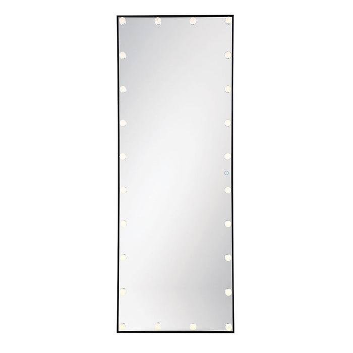 Eurofase Free Standing Hollywood LED Mirror, Black