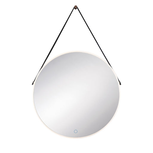 Eurofase Round Edge-Lit LED Mirror, Clear
