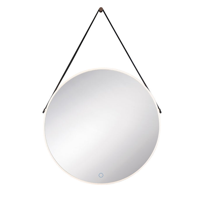 Eurofase Round Edge-Lit LED Mirror, Clear