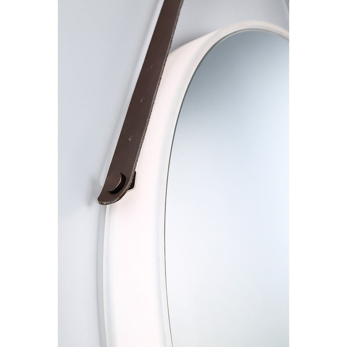 Eurofase Round Edge-Lit LED Mirror, Clear