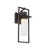 Eurofase Outdoor Small LED Outdoor Wall Mount, Black/Clear