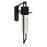 Eurofase Outdoor Small LED Outdoor Wall Mount, Black/Clear